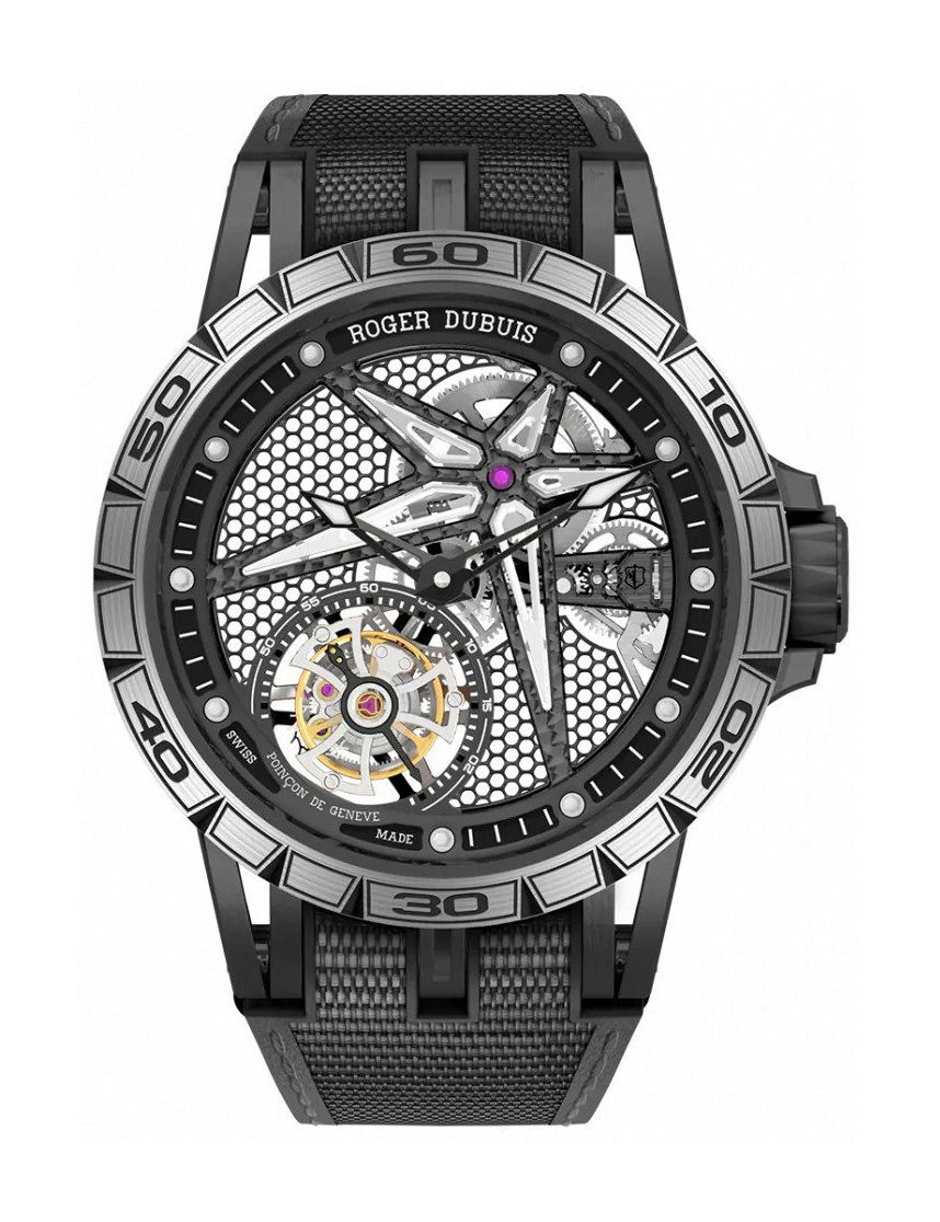 Excalibur Spider Monotourbillon Black DLC Titanium