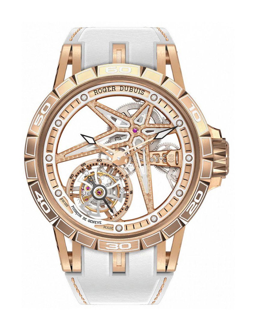 Excalibur Spider Monotourbillon Rose Gold
