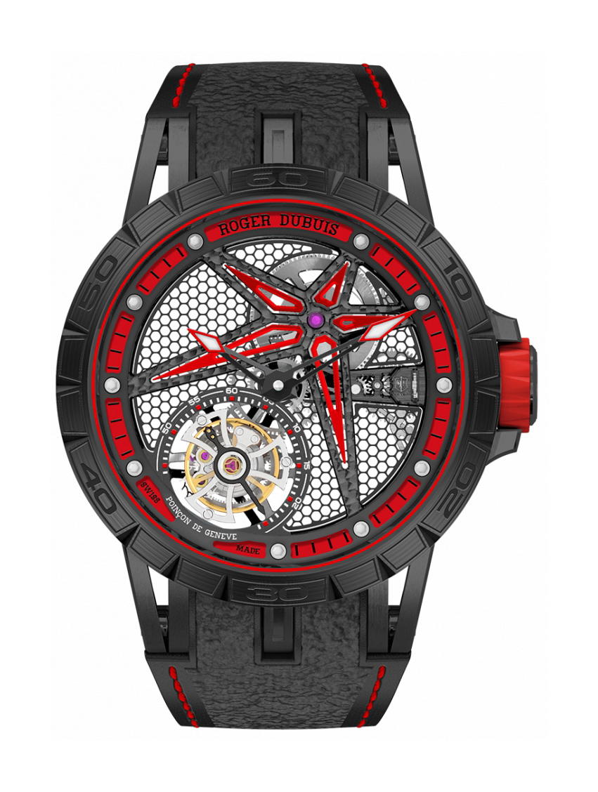 Roger Dubuis Excalibur Spider Monotourbillon Pirelli Black DLC Titanium