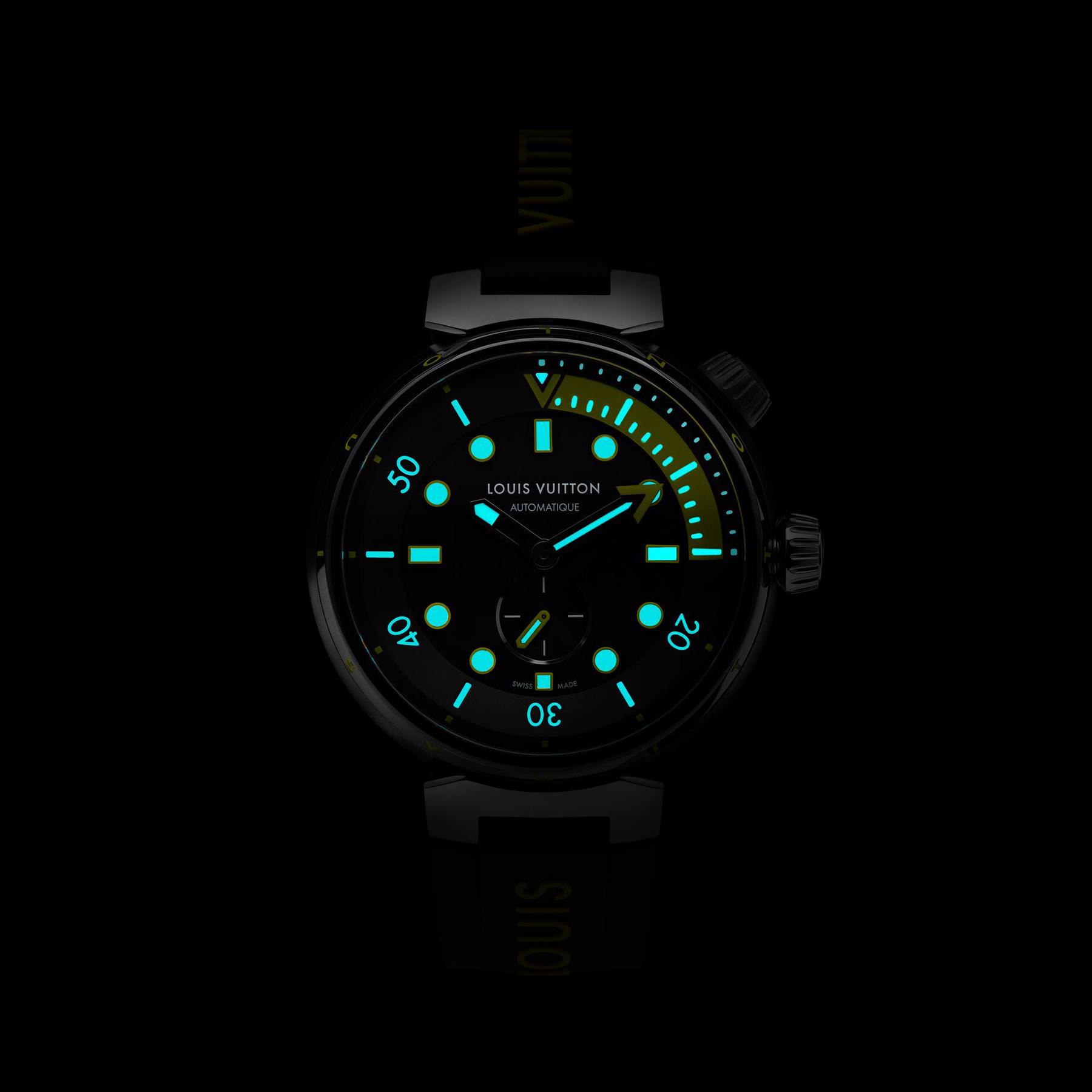 Louis Vuitton Tambour Street Diver Neon Black