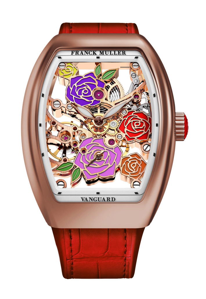 Franck Muller Vanguard Rose Skeleton