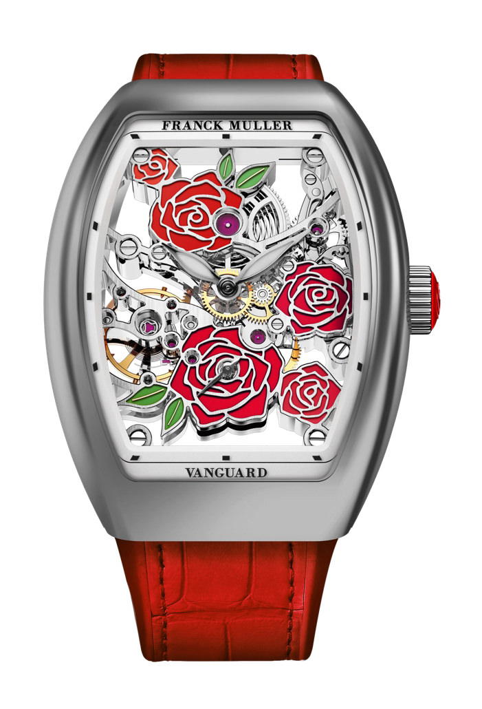 Franck Muller Vanguard Rose Skeleton