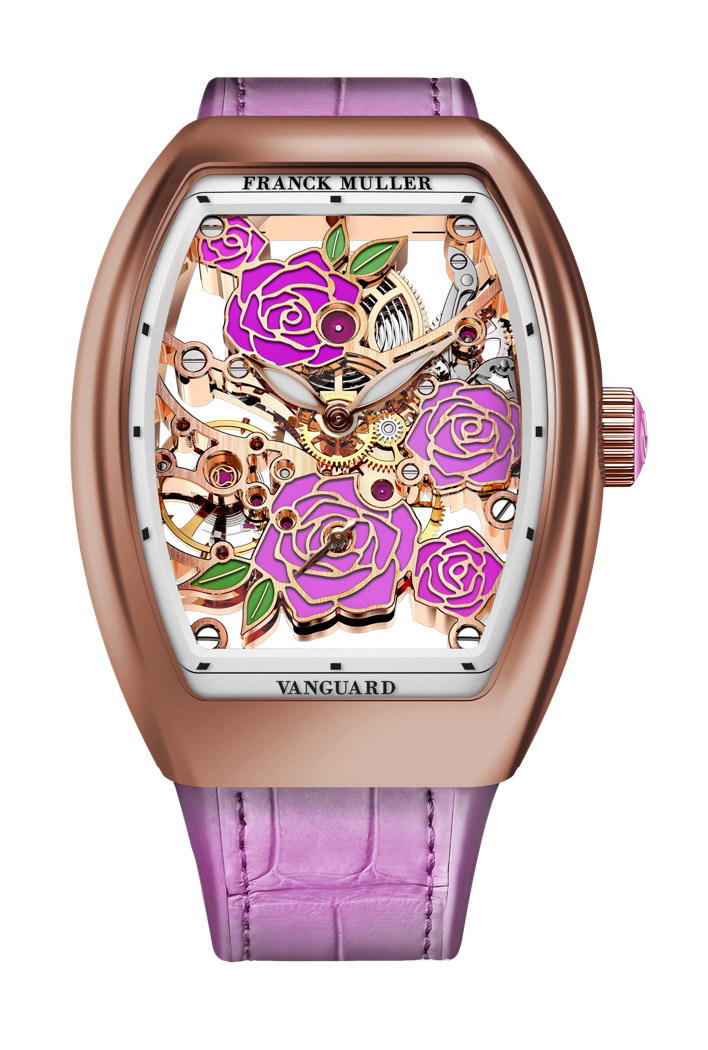 Franck Muller Vanguard Rose Skeleton