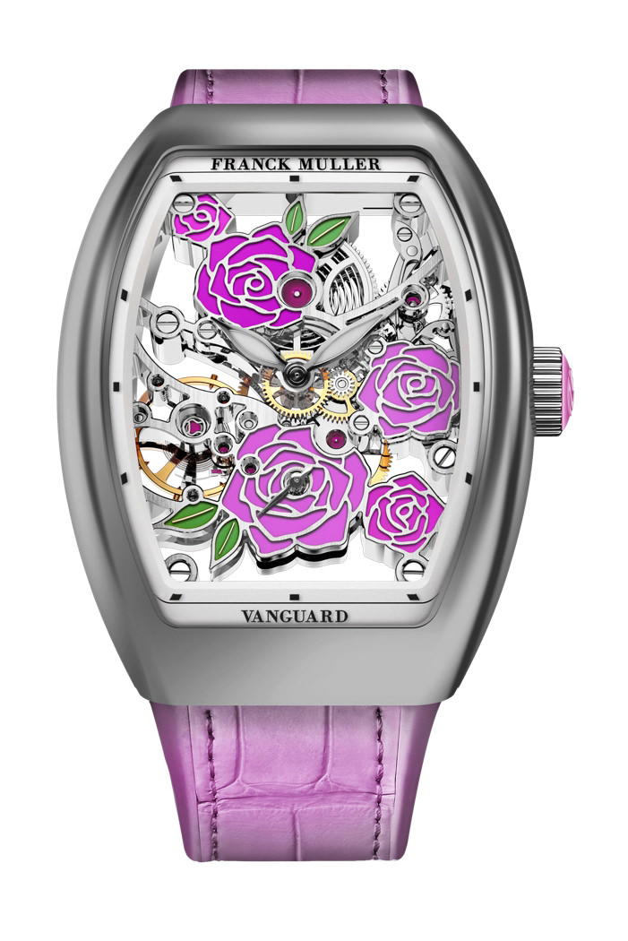 Franck Muller Vanguard Rose Skeleton
