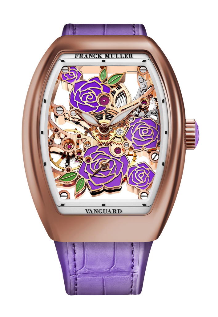 Franck Muller Vanguard Rose Skeleton