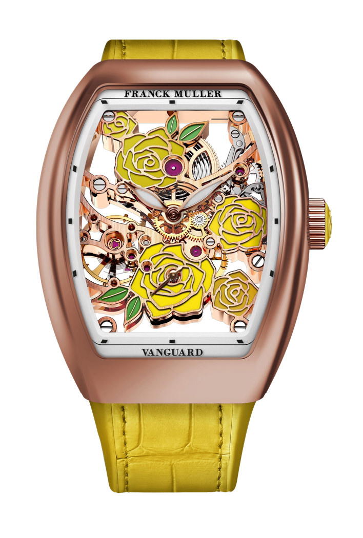 Franck Muller Vanguard Rose Skeleton