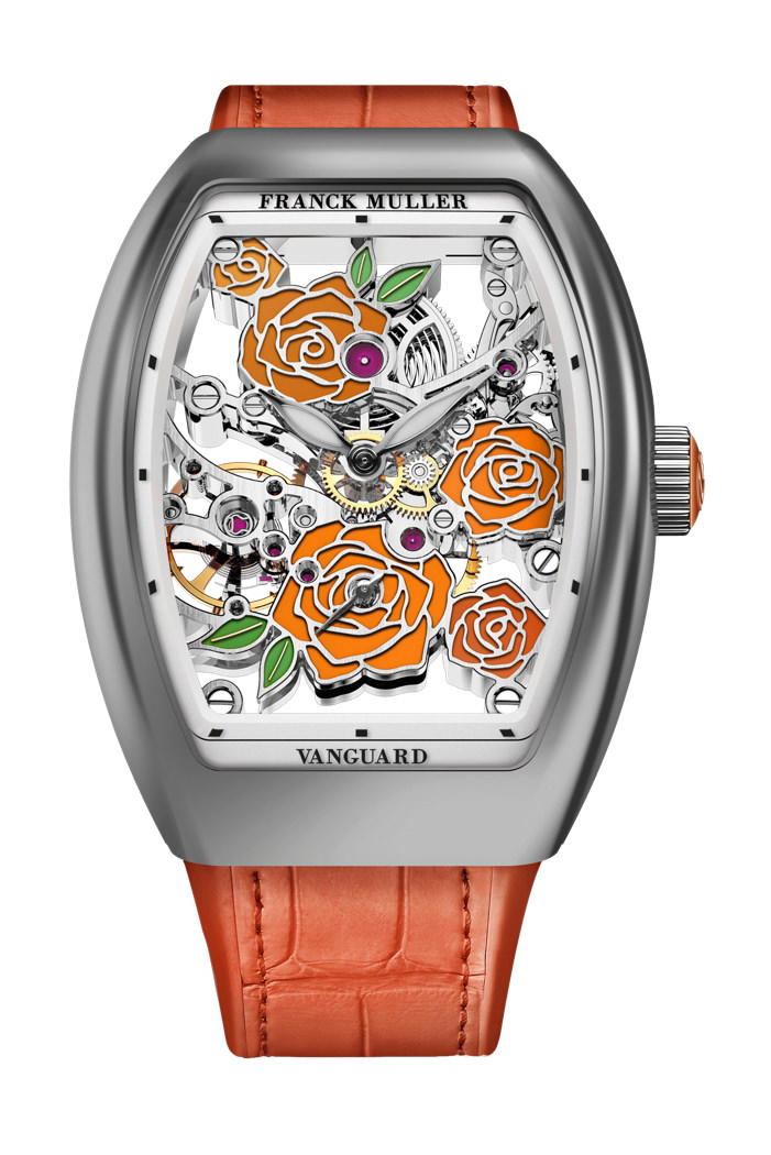 Franck Muller Vanguard Rose Skeleton