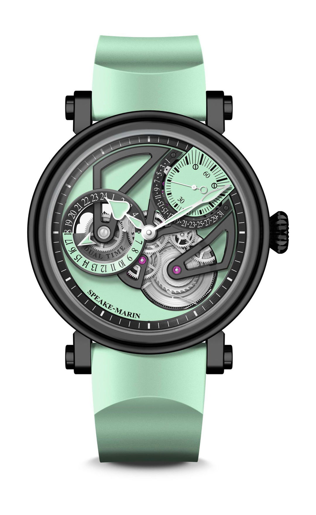 Openworked Dual Time Mint - Image 1