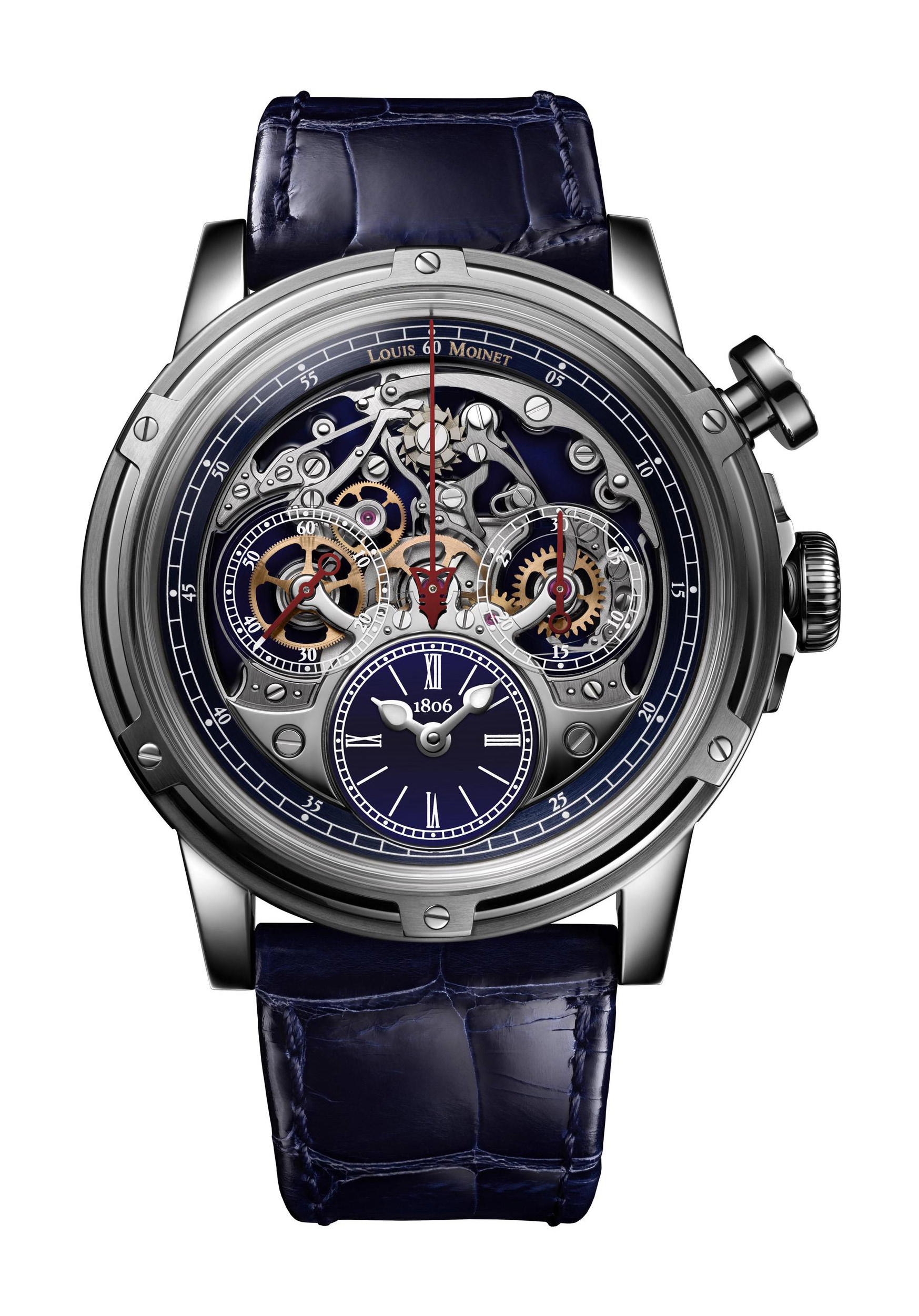 Louis Moinet Memoris Superlight Midnight Blue