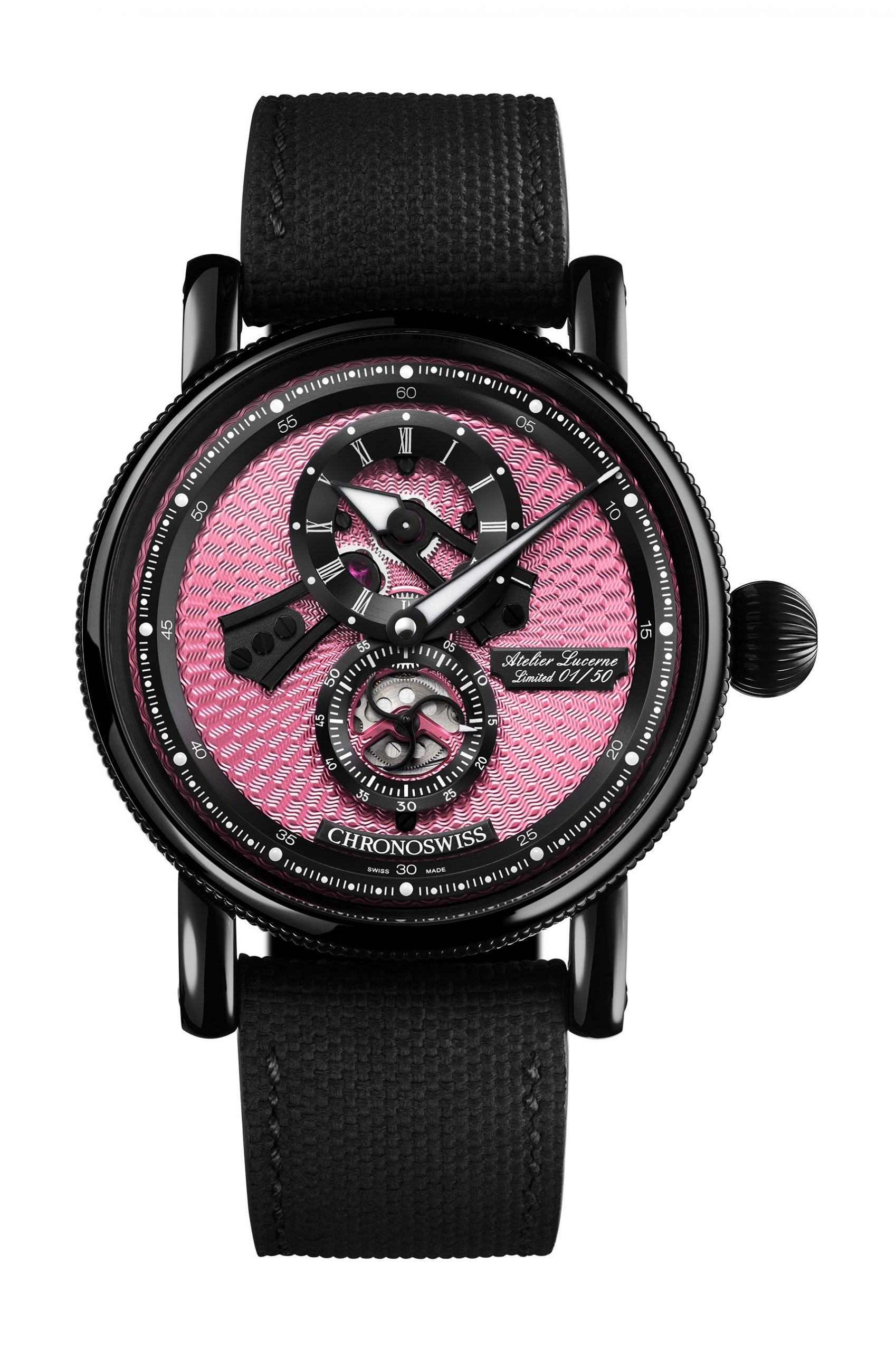 Chronoswiss Flying Regulator Open Gear Pink Panther