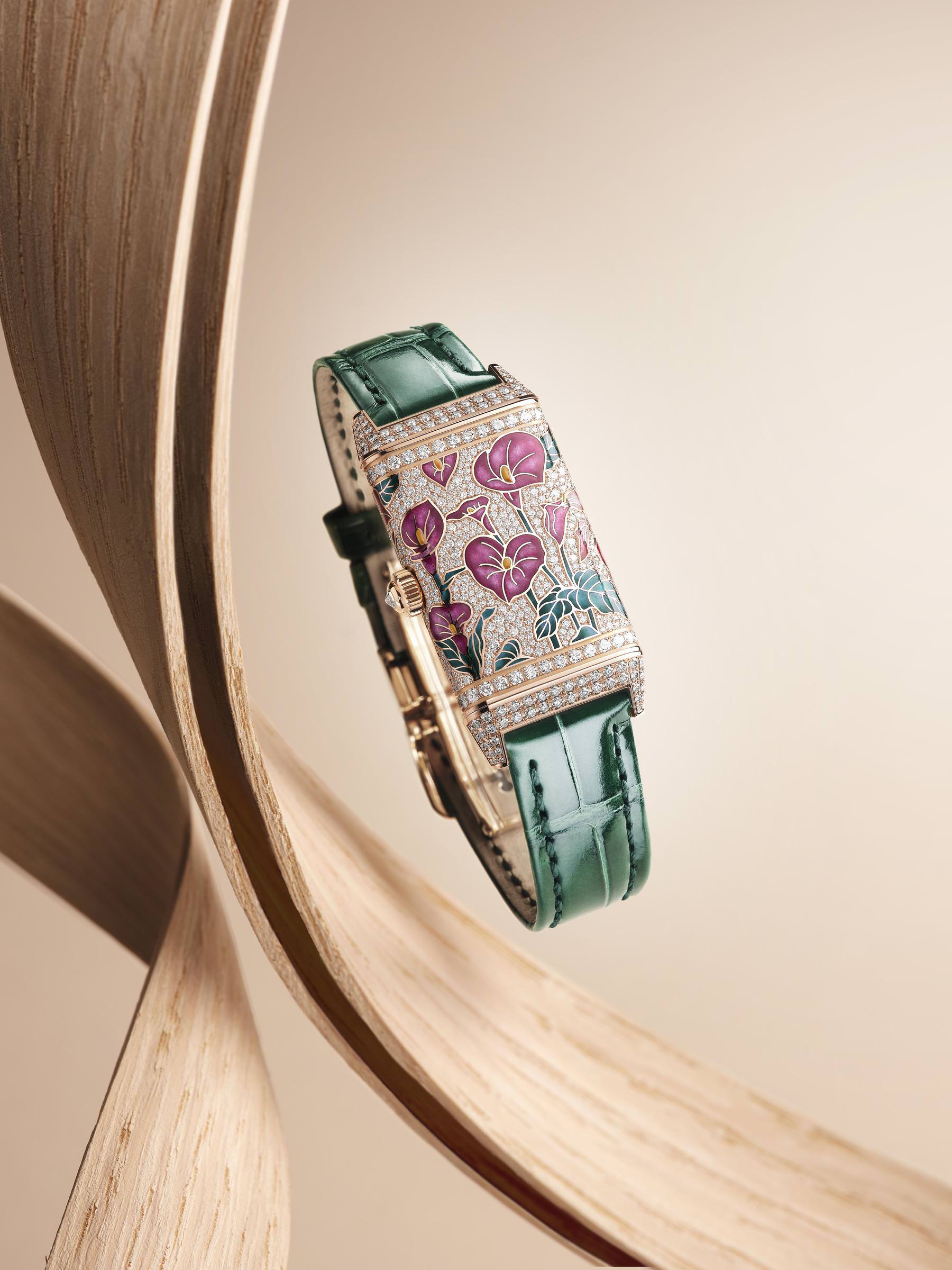 Jaeger-LeCoultre Reverso One Precious Flowers Purple Arums