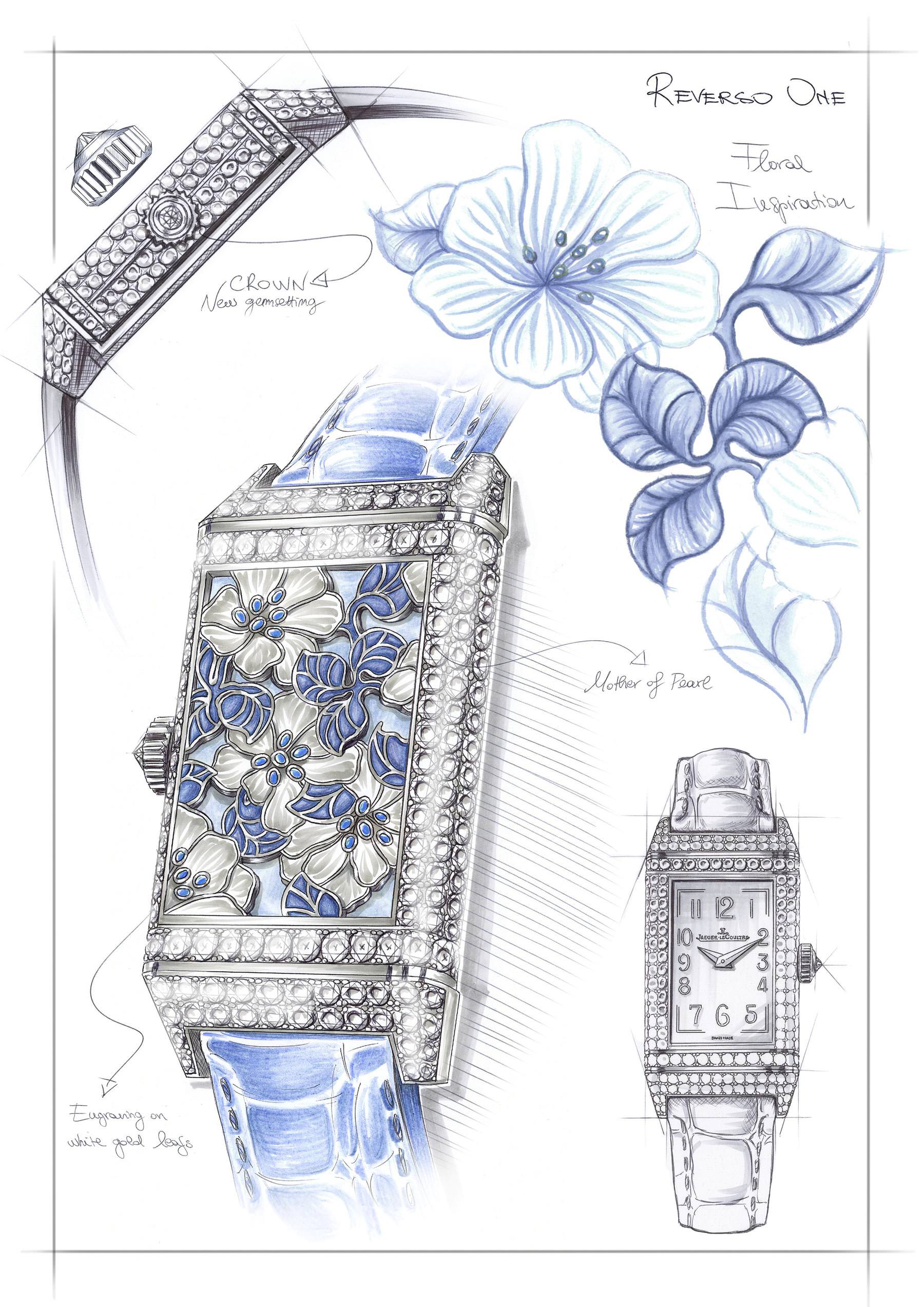 Jaeger-LeCoultre Reverso One Precious Flowers White Lilies