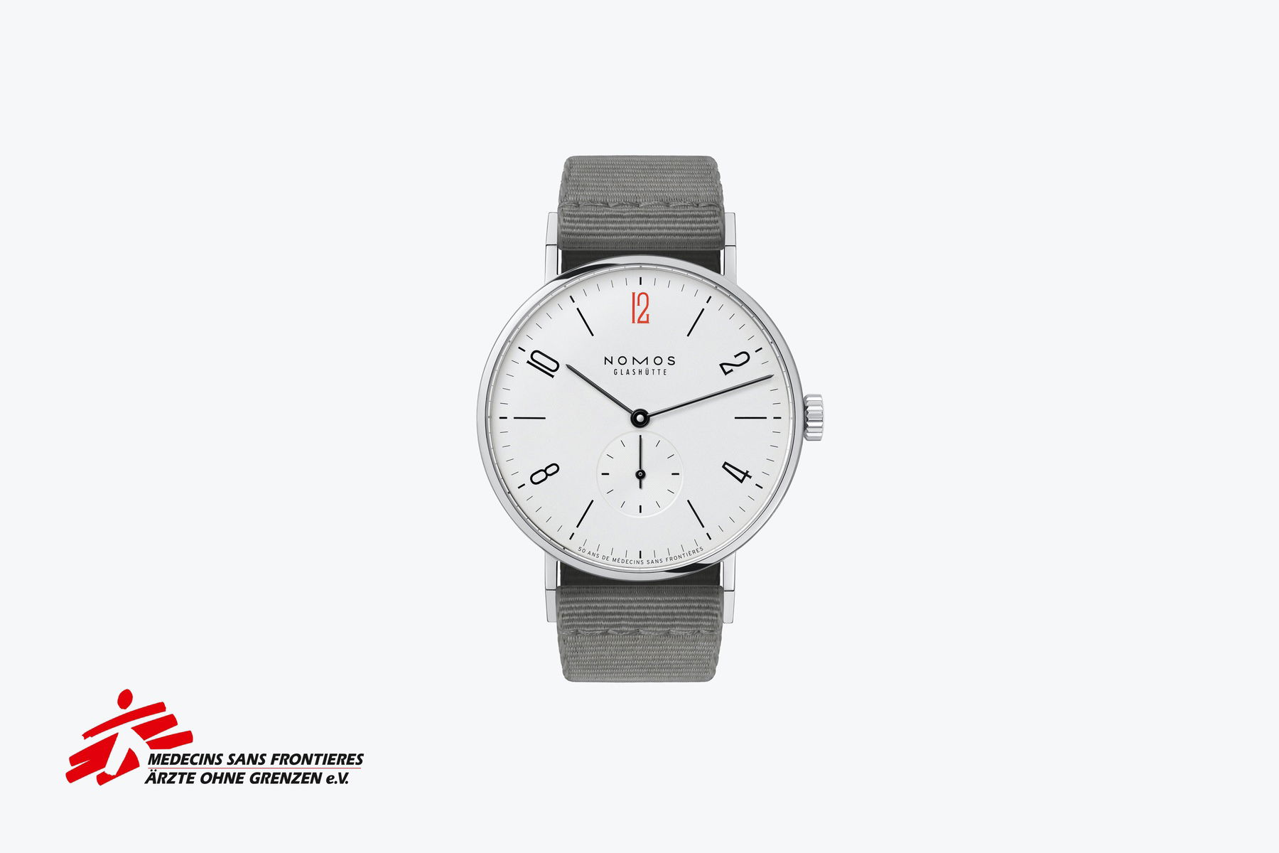 Nomos Glashütte Tangente 38 - 50 Ans de Médecins Sans Frontières