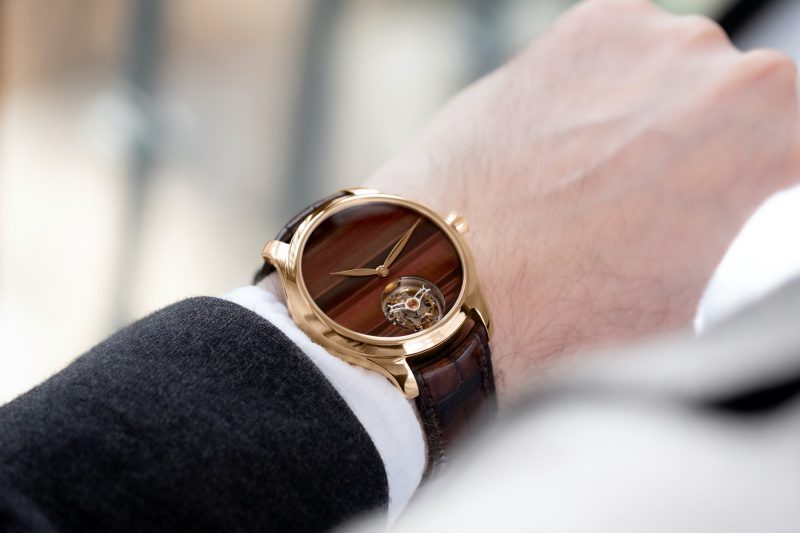 H. Moser &amp; Cie Endeavour Tourbillon Concept Tiger&#8217;s Eye