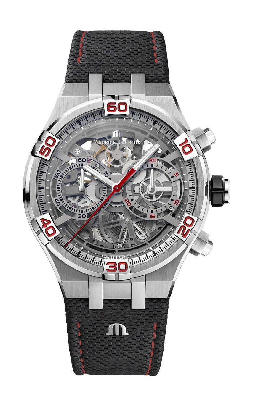 Maurice Lacroix Aikon Chronograph Skeleton Automatic 44 Special Edition Mahindra Racing