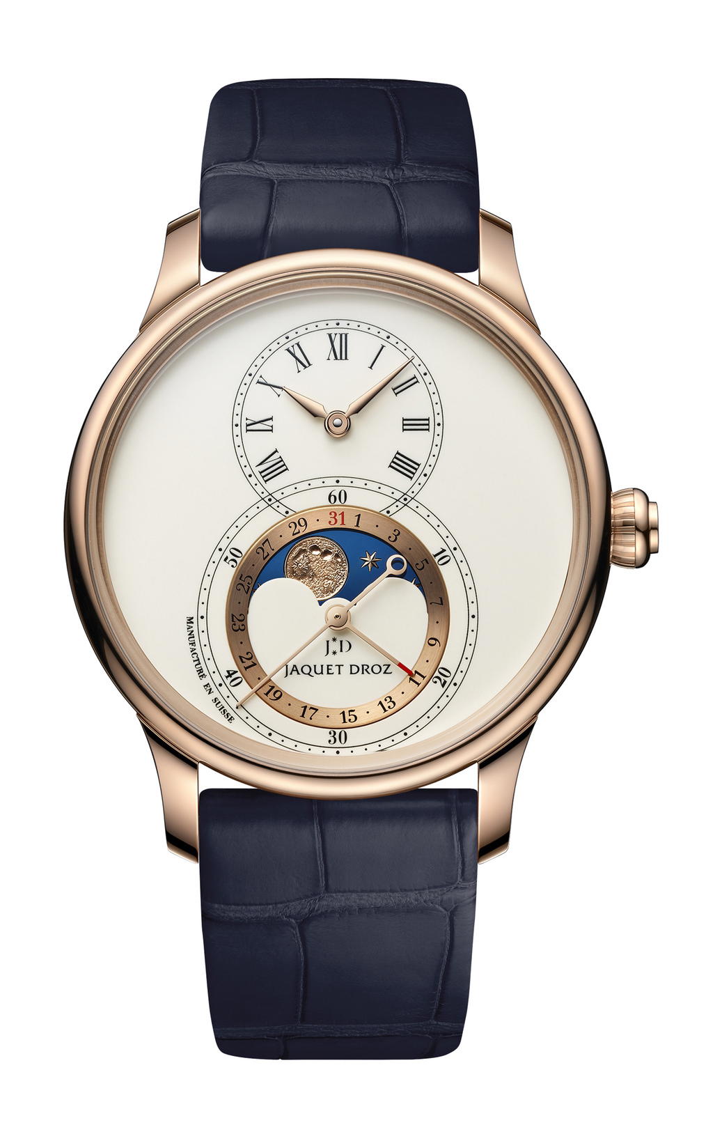 Jaquet Droz Grande Seconde Moon Ivory Enamel