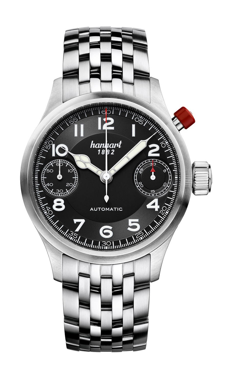 Hanhart PIONEER MonoScope Black Smooth Bezel