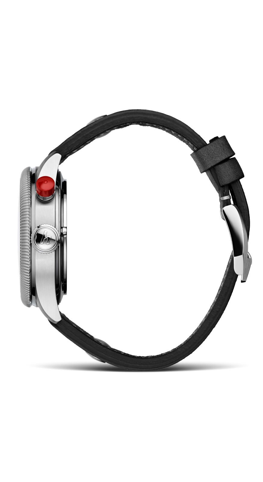 Hanhart PIONEER MonoScope Silver, Flat Bezel