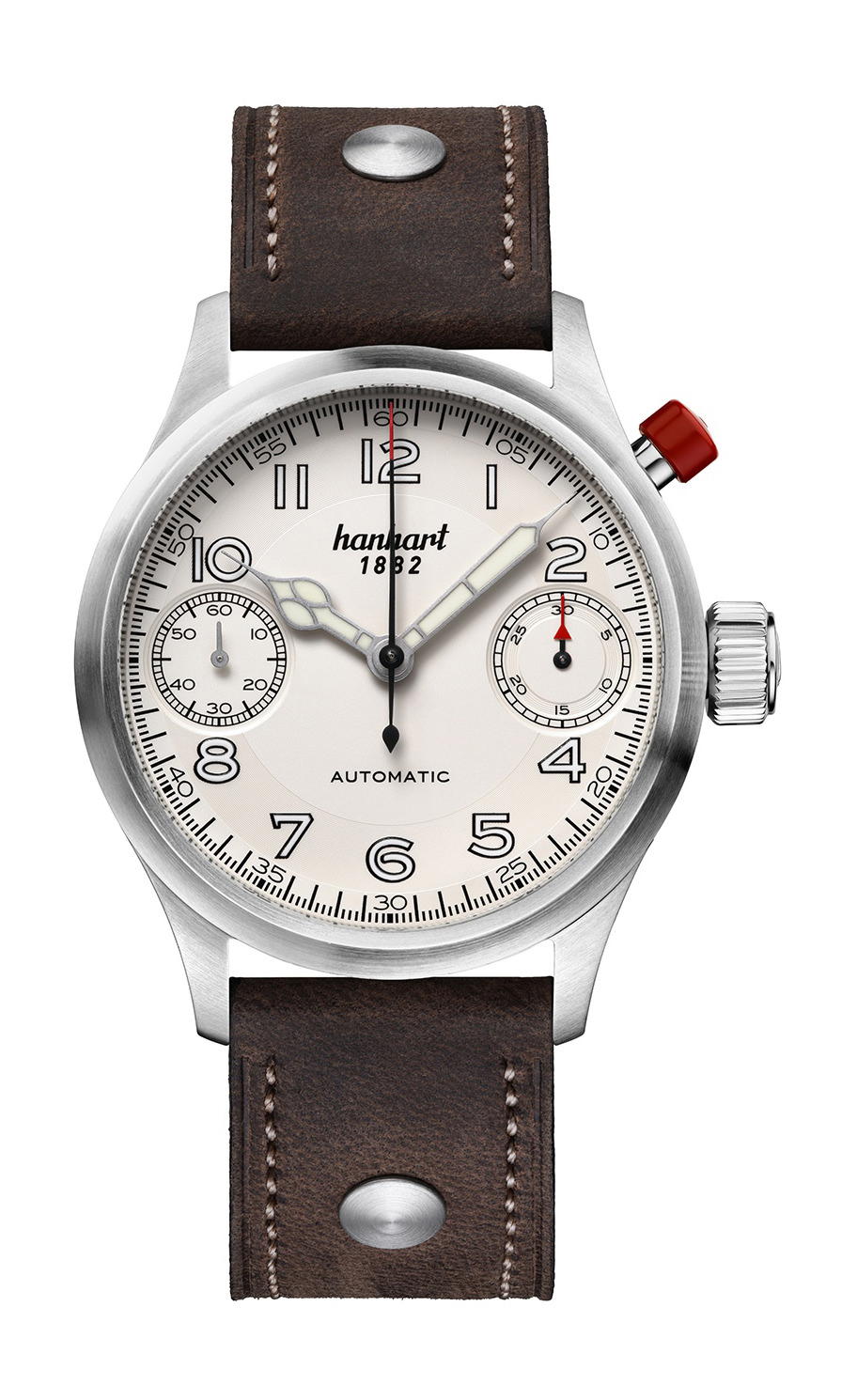 Hanhart PIONEER MonoScope Silver Smooth Bezel
