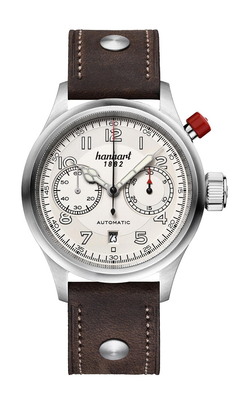 Hanhart PIONEER MonoControl Silver, Flat Bezel