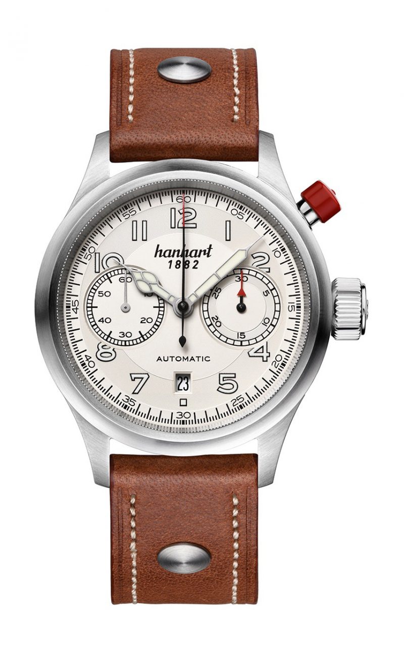 Hanhart PIONEER MonoControl Silver, Flat Bezel