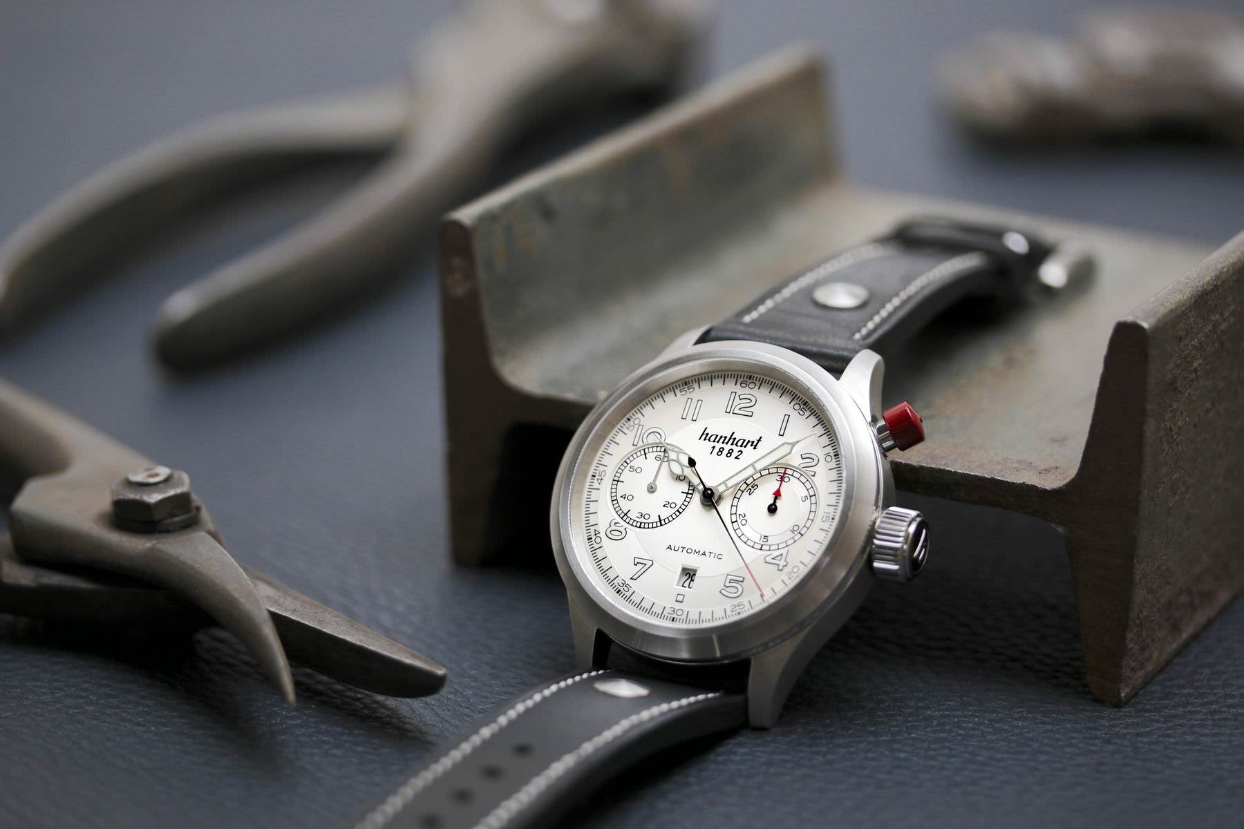 Hanhart PIONEER MonoControl Silver, Flat Bezel