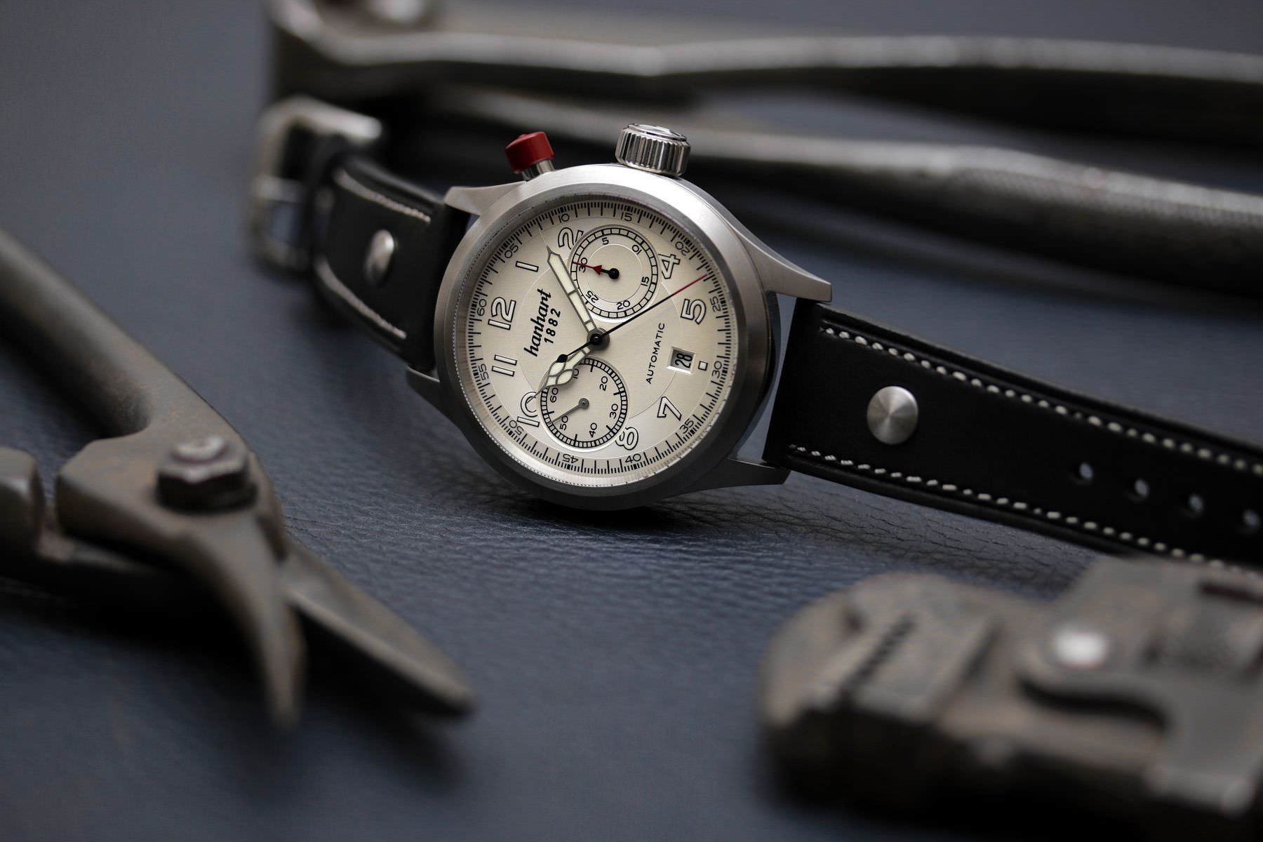 Hanhart PIONEER MonoControl Silver, Flat Bezel