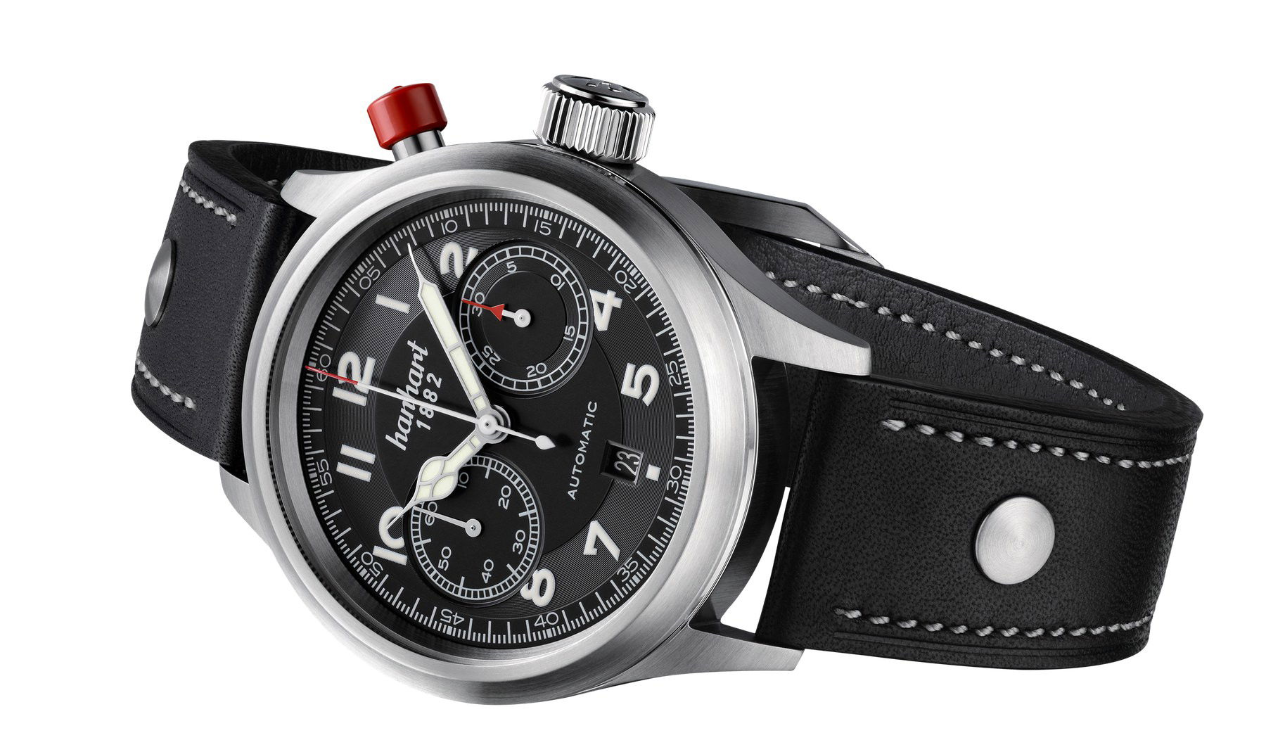 Hanhart PIONEER MonoControl Black, Flat Bezel