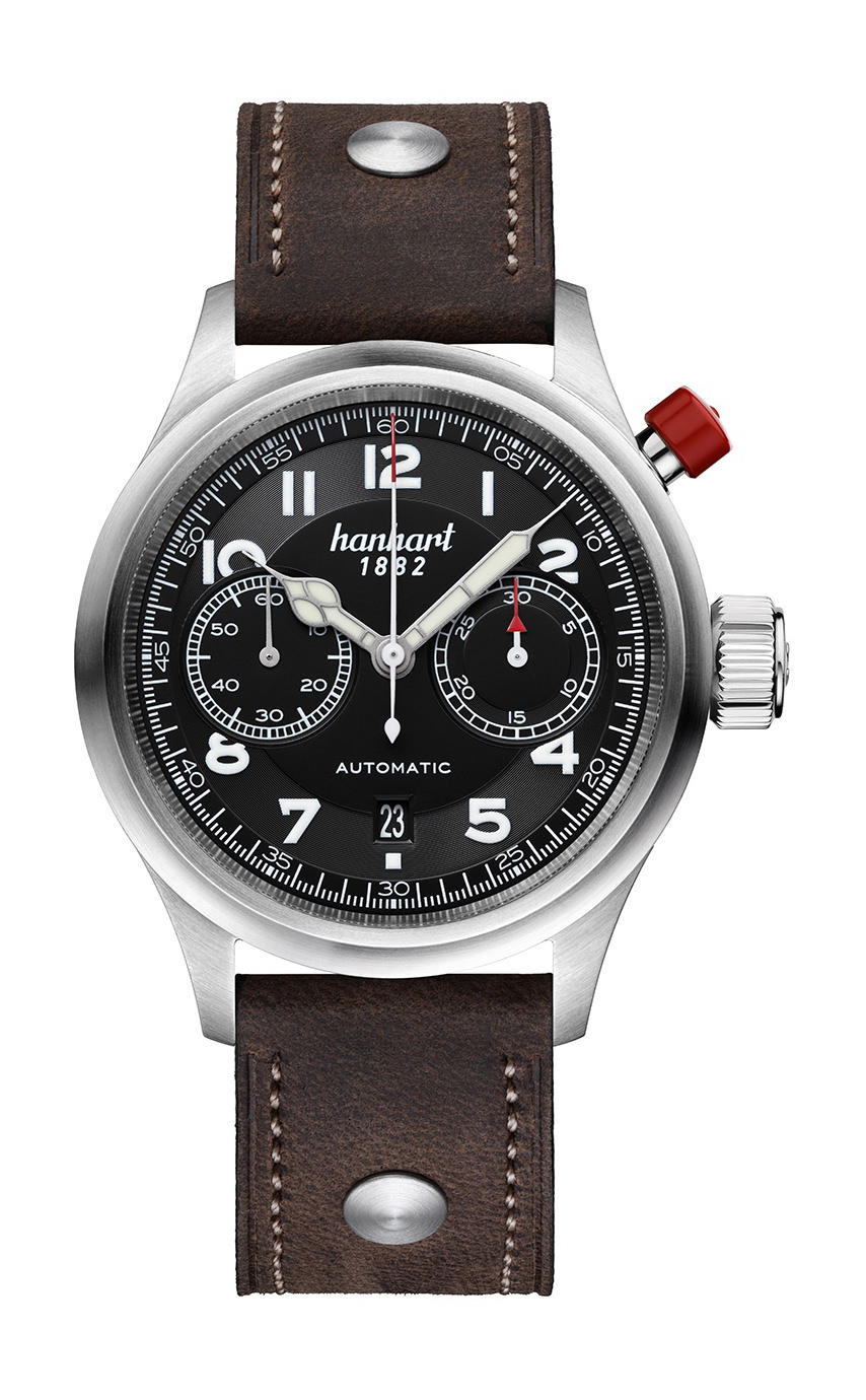 Hanhart PIONEER MonoControl Black, Flat Bezel