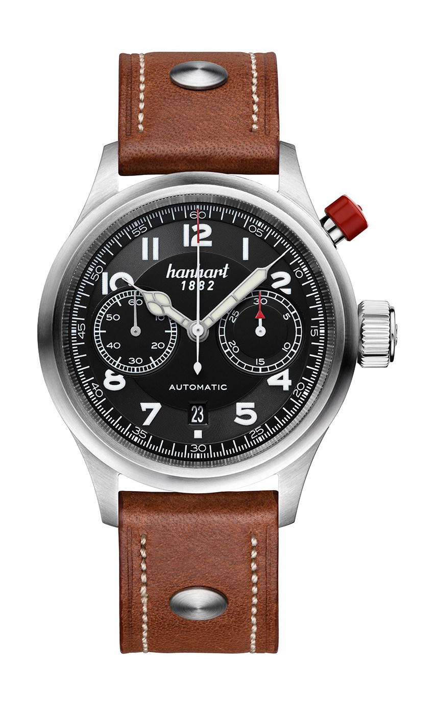 Hanhart PIONEER MonoControl Black, Flat Bezel