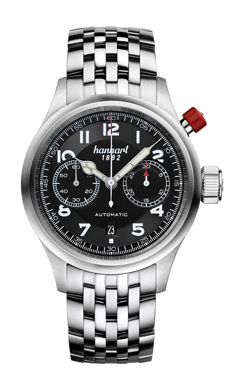 Hanhart PIONEER MonoControl Black, Flat Bezel