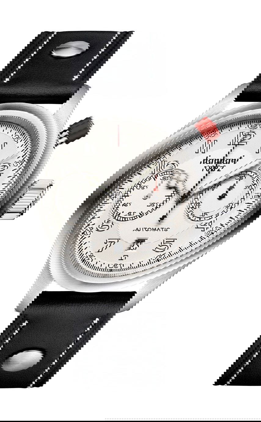 Hanhart PIONEER MonoControl Silver, Flat Bezel