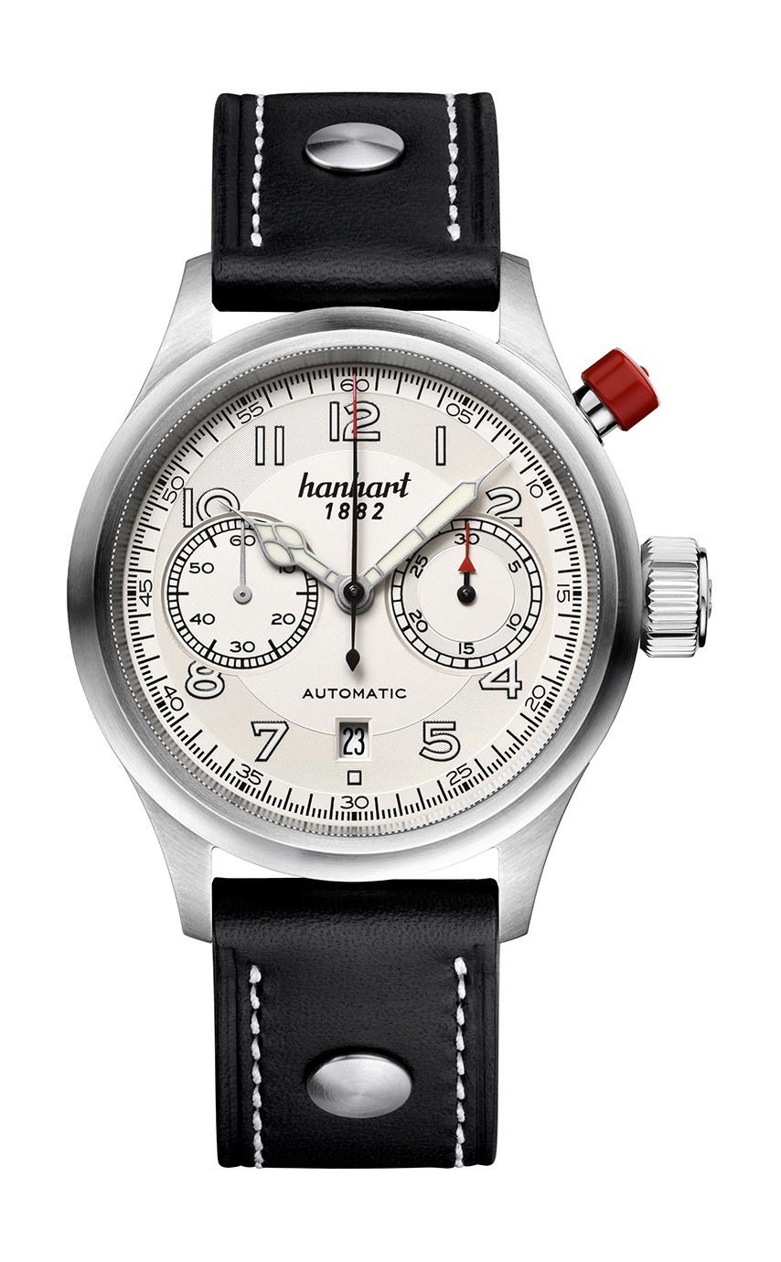 Hanhart PIONEER MonoControl Silver, Flat Bezel