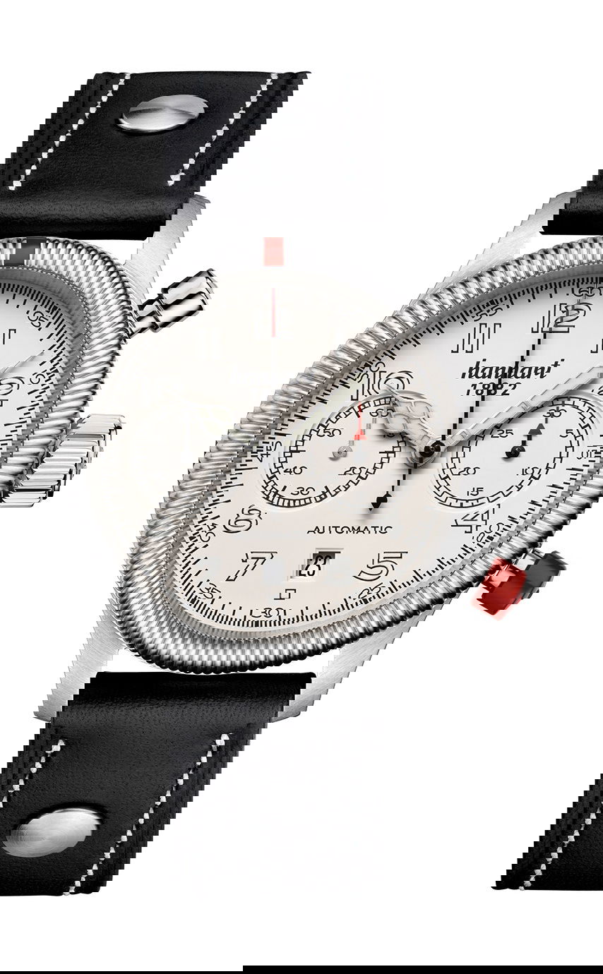 Hanhart PIONEER TwinControl Off-White, Fluted Bezel