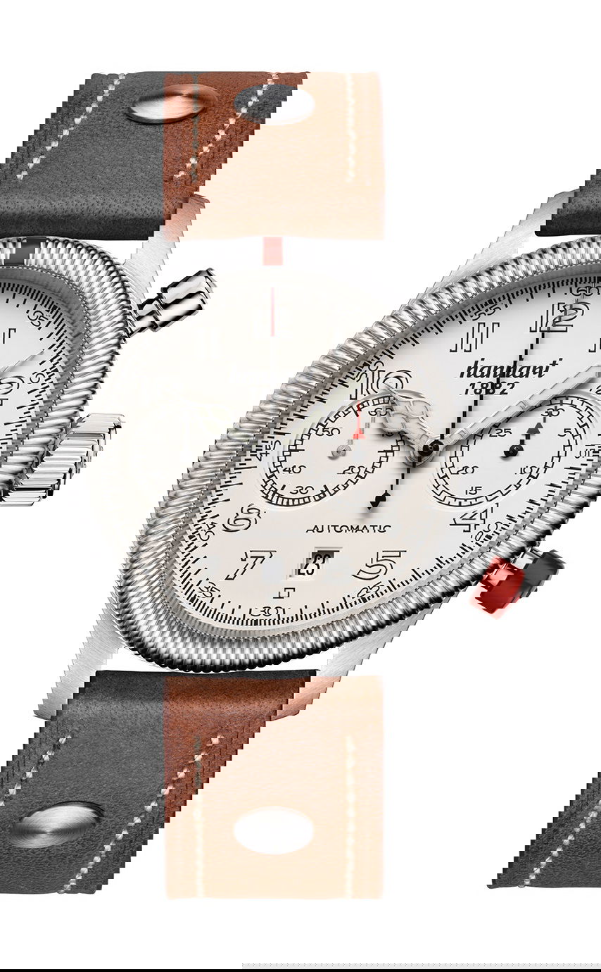 Hanhart PIONEER TwinControl Off-White, Fluted Bezel