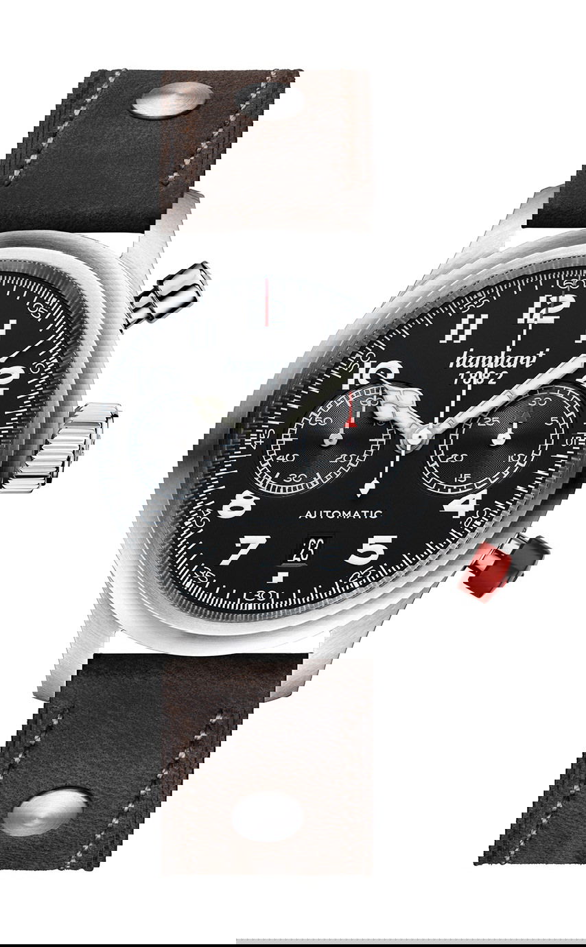 Hanhart PIONEER TwinControl Black, Flat Bezel