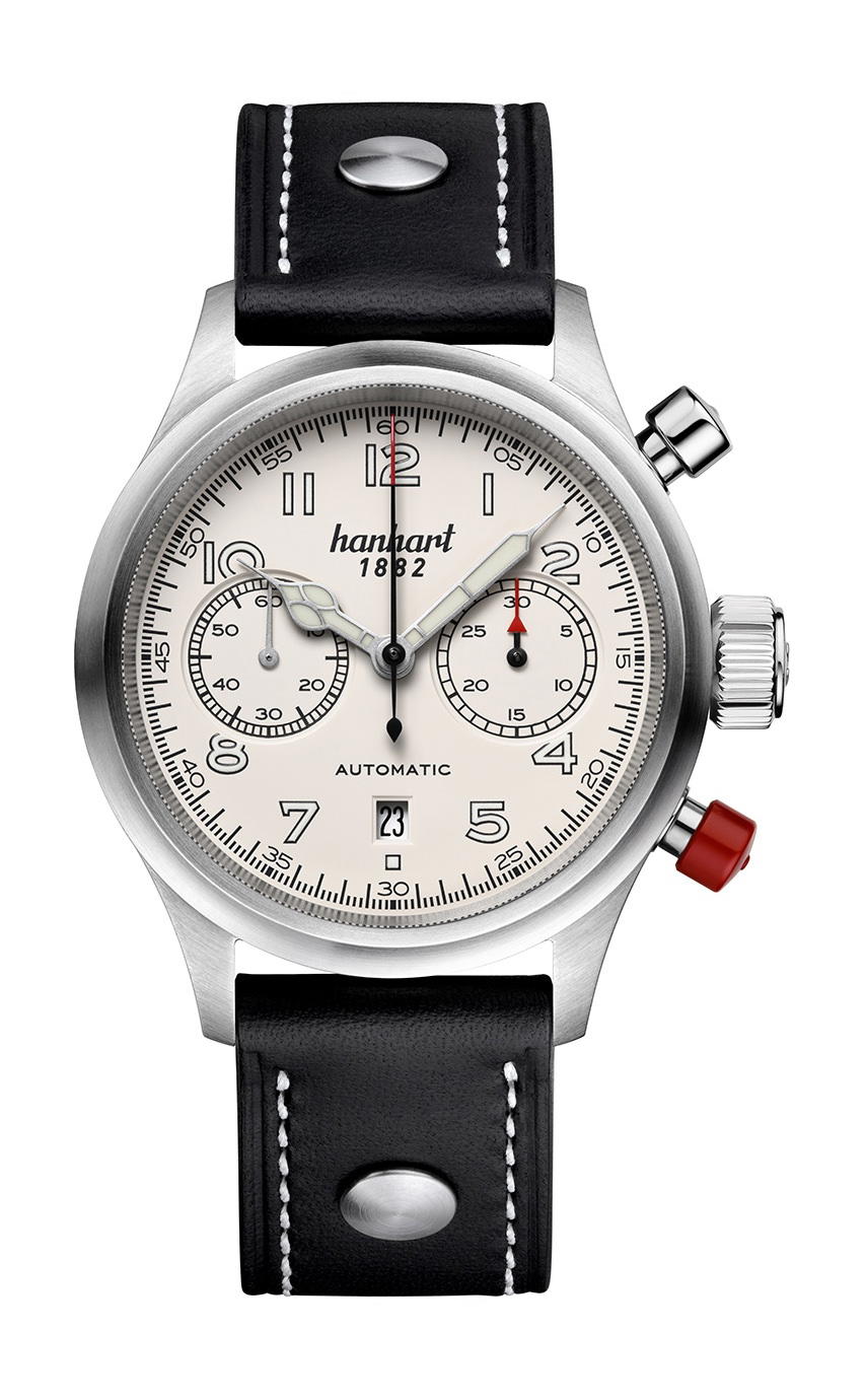 Hanhart PIONEER TwinControl Off-White, Flat Bezel
