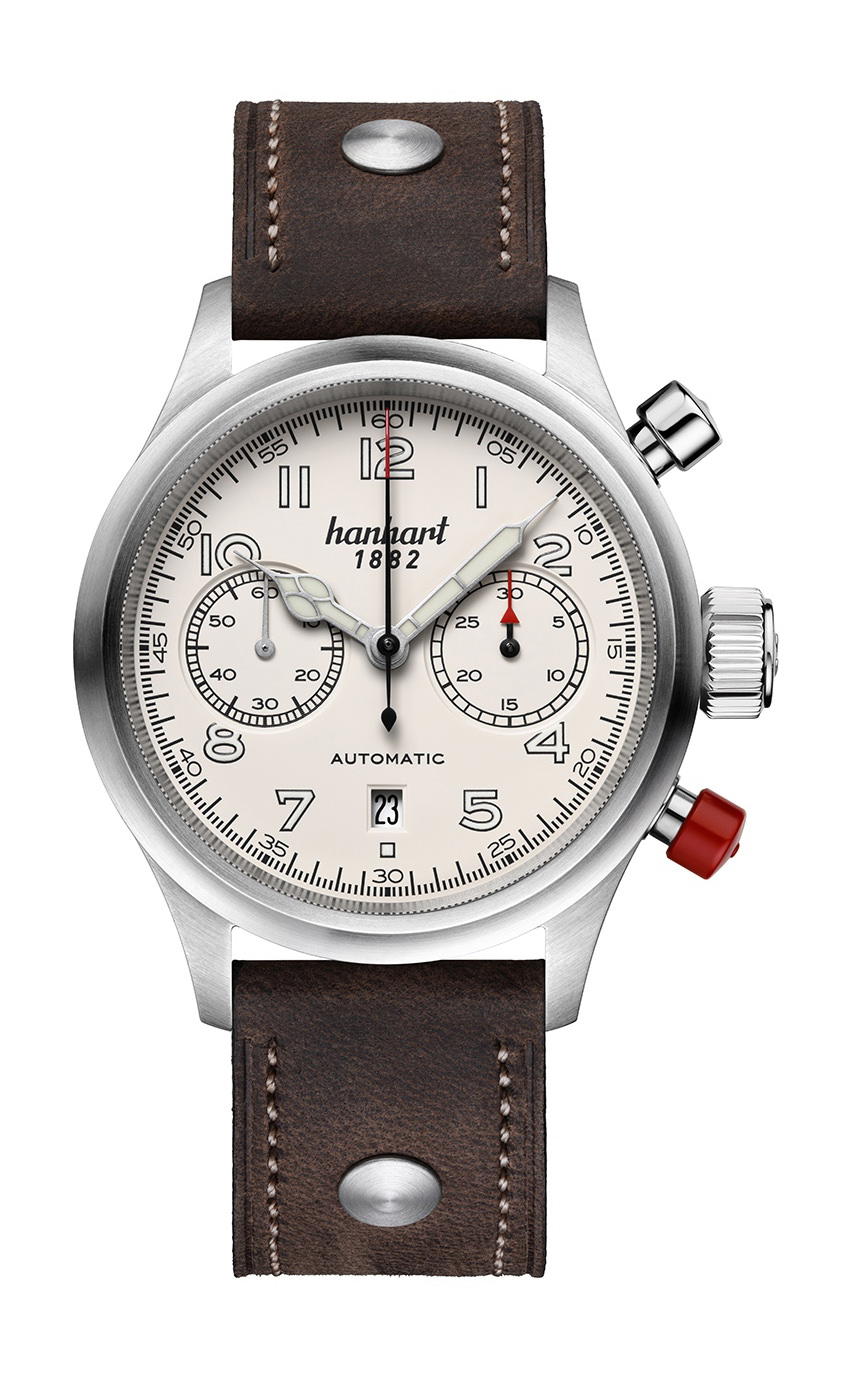 Hanhart PIONEER TwinControl Off-White, Flat Bezel