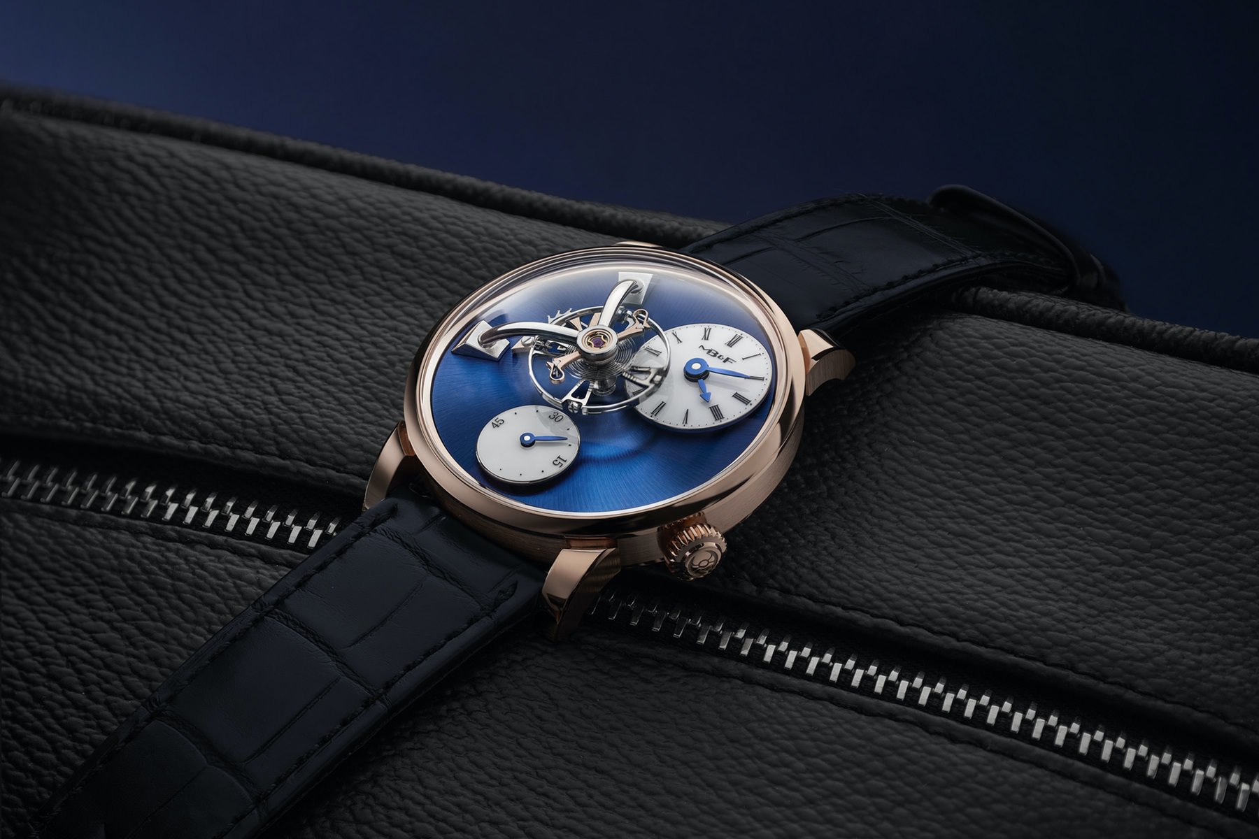 MB&F LM101 RG Blue