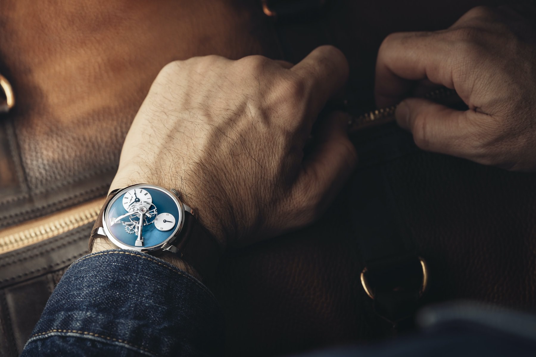 MB&F LM101 Steel Blue