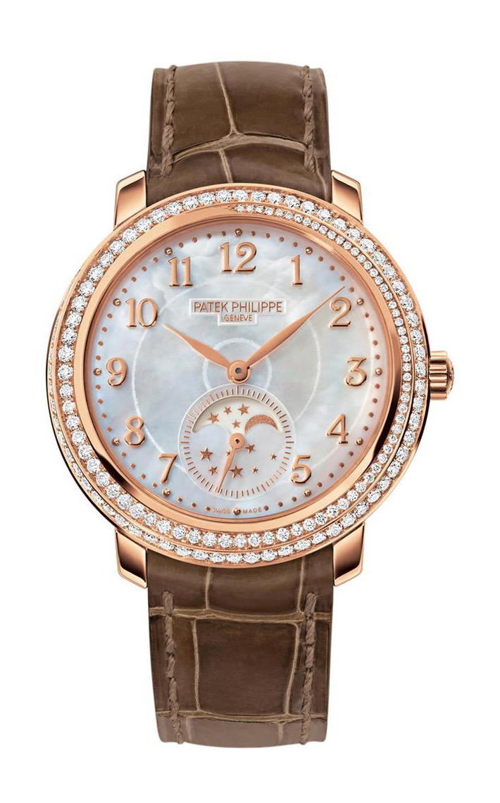 Patek Philippe Complications Diamond Ribbon Joaillerie, Moon Phases