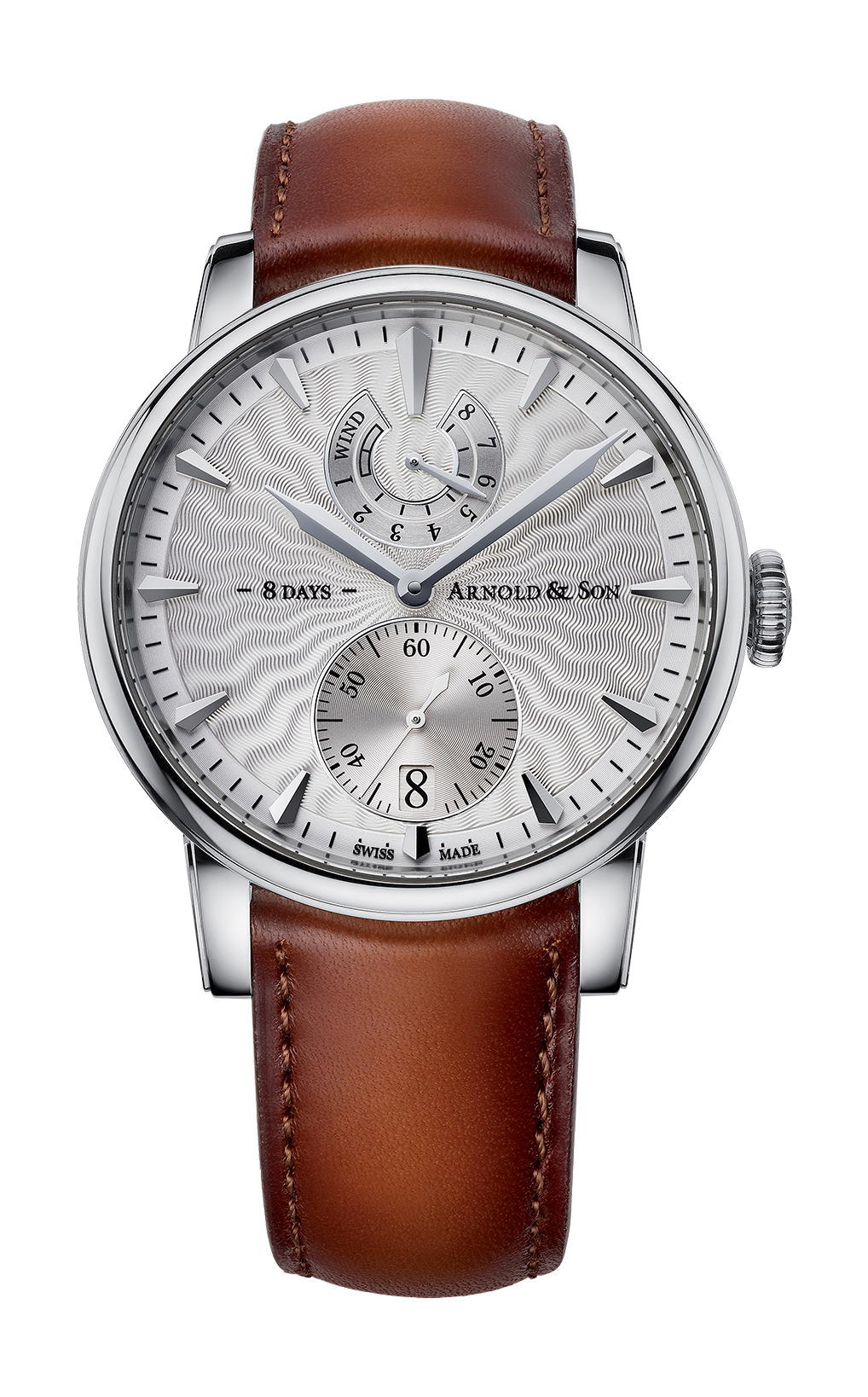 Arnold & Son Eight-Day SIlver