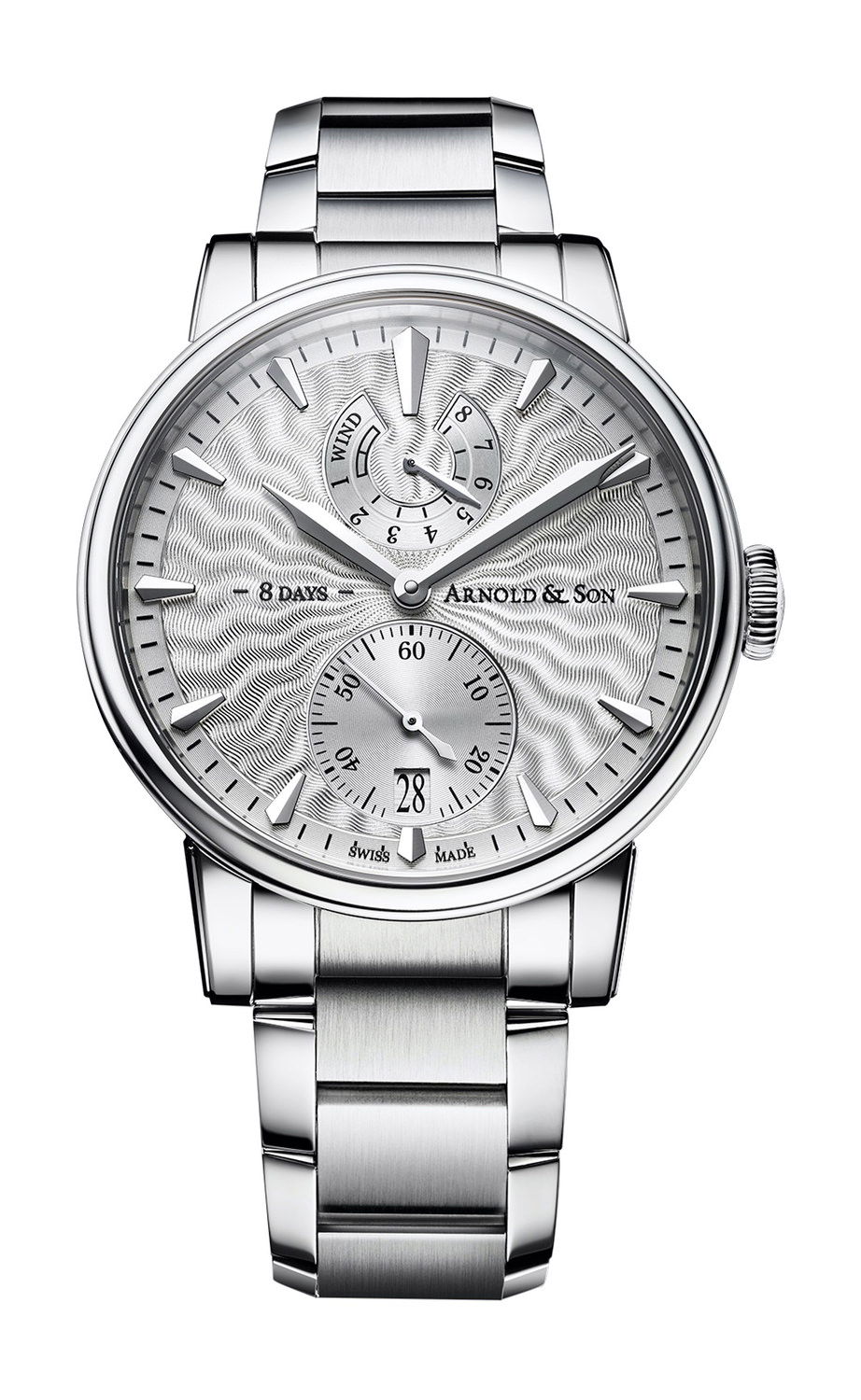 Arnold &amp; Son Eight-Day Silver