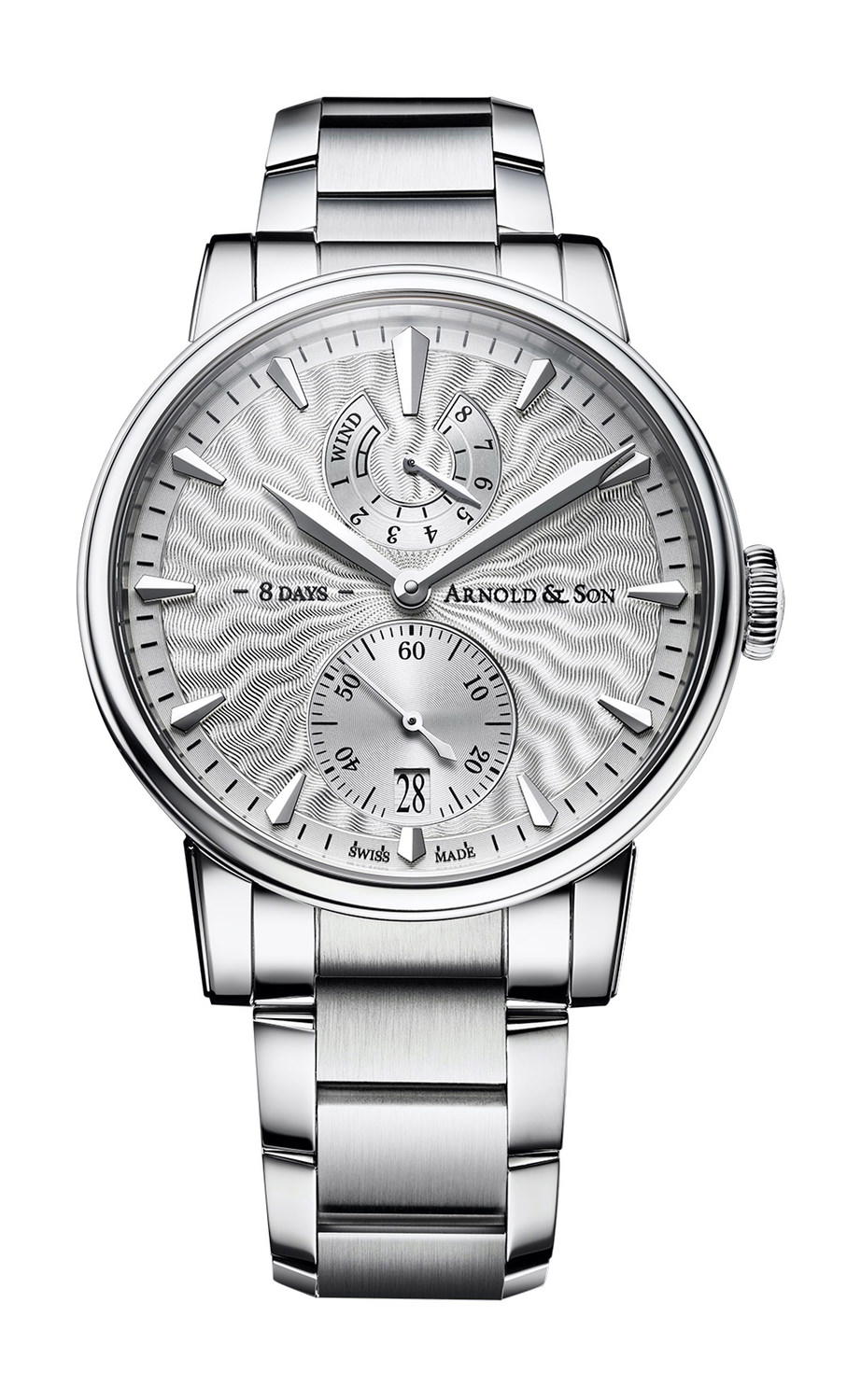 Arnold & Son Eight-Day Silver