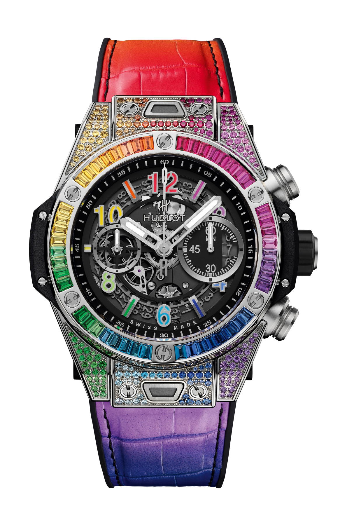 Hublot Big Bang Unico Titanium Rainbow