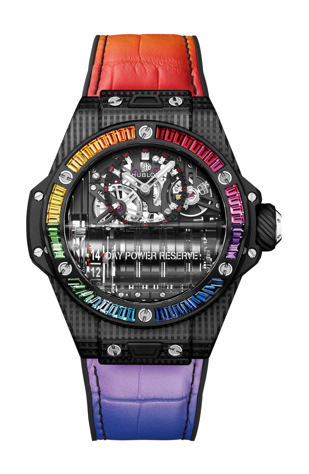 Big Bang MP-11 Power Reserve 14 Days 3D Carbon Rainbow