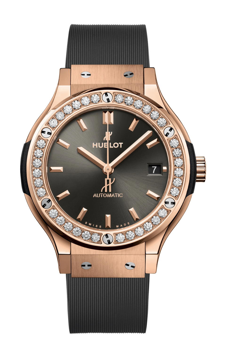 Hublot Classic Fusion Racing Grey King Gold Diamonds