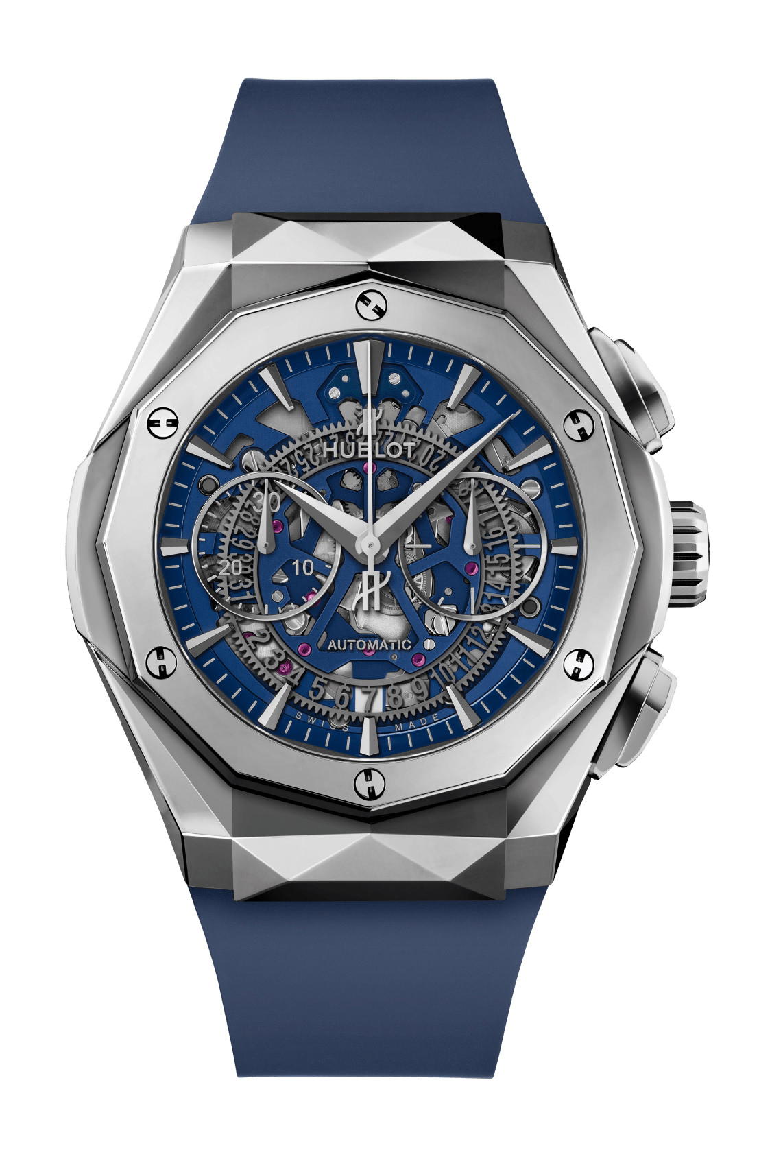 Hublot Classic Fusion Aerofusion Chronograph Orlinski Titanium Blue