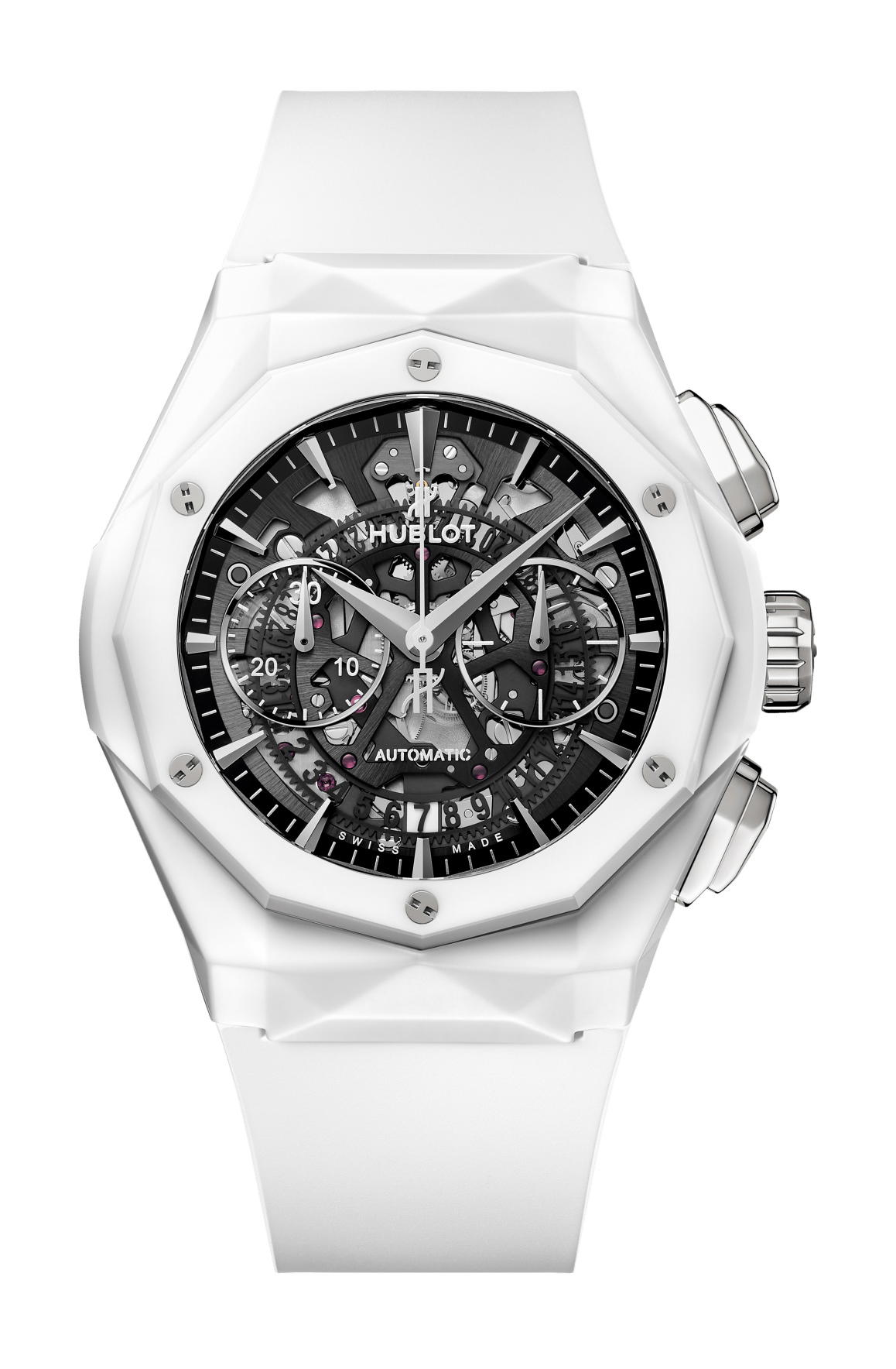 Hublot Classic Fusion Aerofusion Chronograph Orlinski White Ceramic