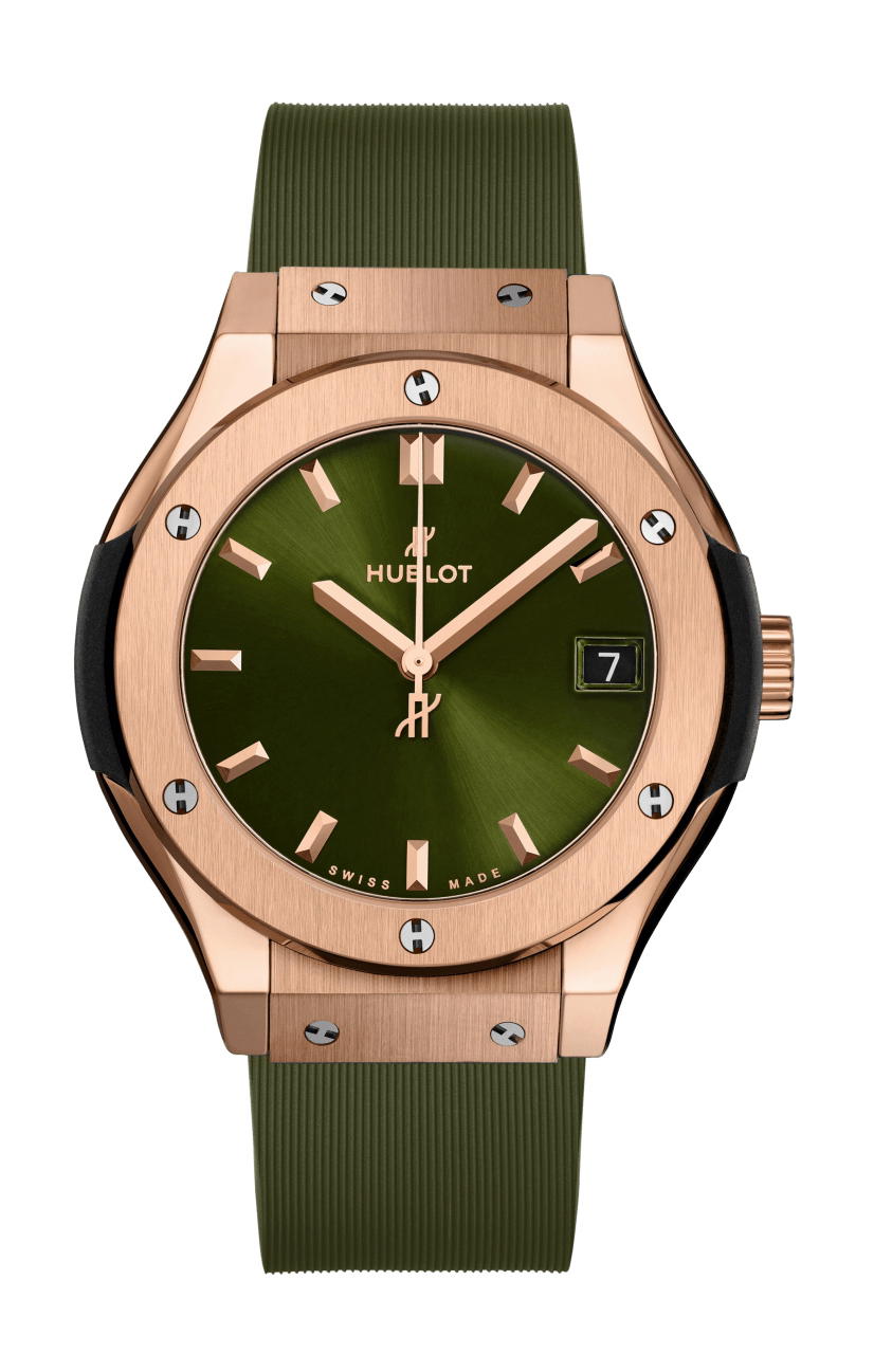 Hublot Classic Fusion Green King Gold